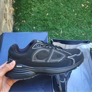 Dior Black and Gray Athletic Shoes